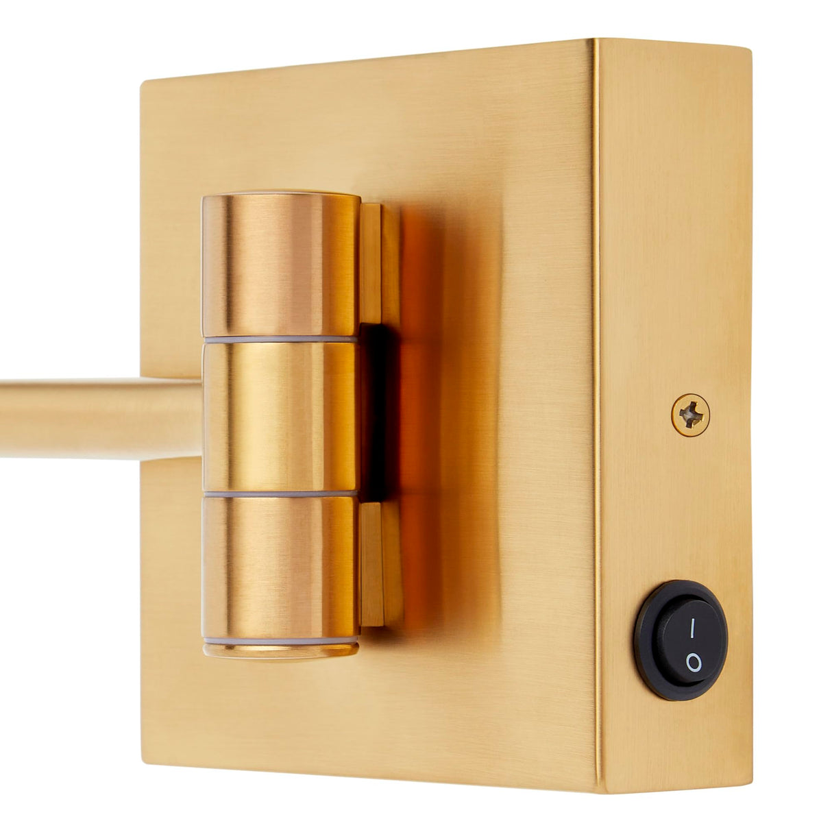 Norabel Modern Square Framed Bathroom Wall Mirror with Light 7-7/8" x 12-7/16"