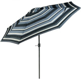 9-Foot Patio Umbrella with Push Button Tilt and Crank