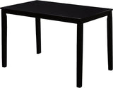 Shaker Rectangular Dining Table, Black