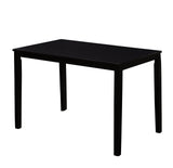 Shaker Rectangular Dining Table, Black