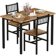 3-Piece Dining Table Set for Small Spaces