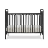 4-in-1 Metal Convertible Crib, Charcoal Grey