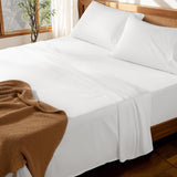 100% Cotton Sheets Set Deep Pocket 19" 1000 Thread Count King Size Sheets 4 Piece