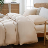 Duvet Cover King Size, 100% Rayon Derived from Bamboo, Luxury Silky Cooling Duvet Cover
