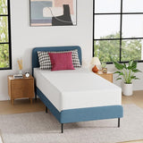 6/8/10/12 inch Gel Memory Foam Mattress for Cool Sleep & Pressure Relief, Medium Firm