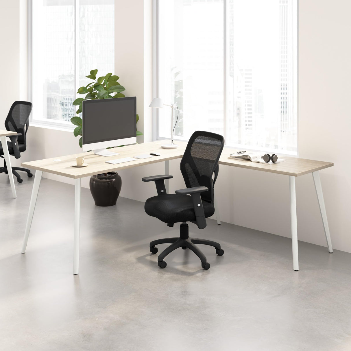 L Shaped Computer Desk, 72 Inch PC Corner Table for Home Office, Commercial-Grade