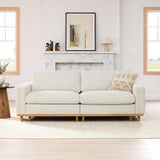 Super Large Luxury Loveseat Sectional Modular Sofa, Down Filled Modern Sofa