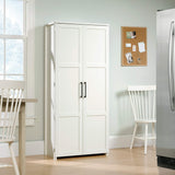 HomePlus Storage Pantry cabinets, L: 30.71" x W: 17.21" x H: 68.82", White finish