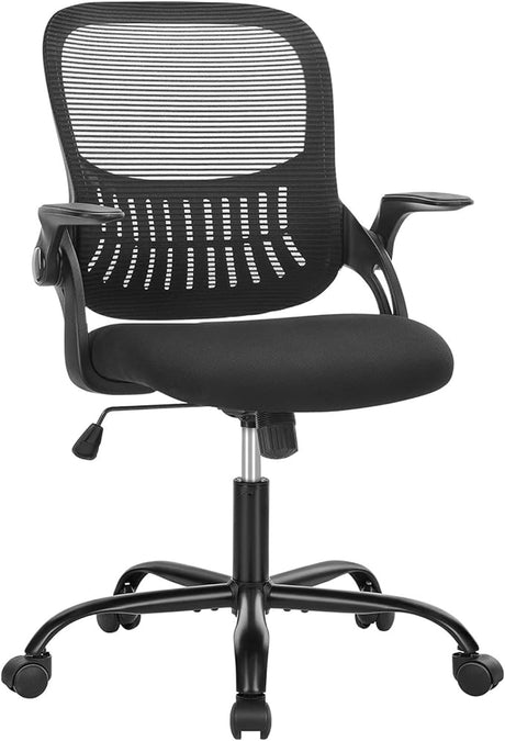 Home Office Desk Chair, Ergonomic Computer Managerial Executive Chairs Mid-Back Work