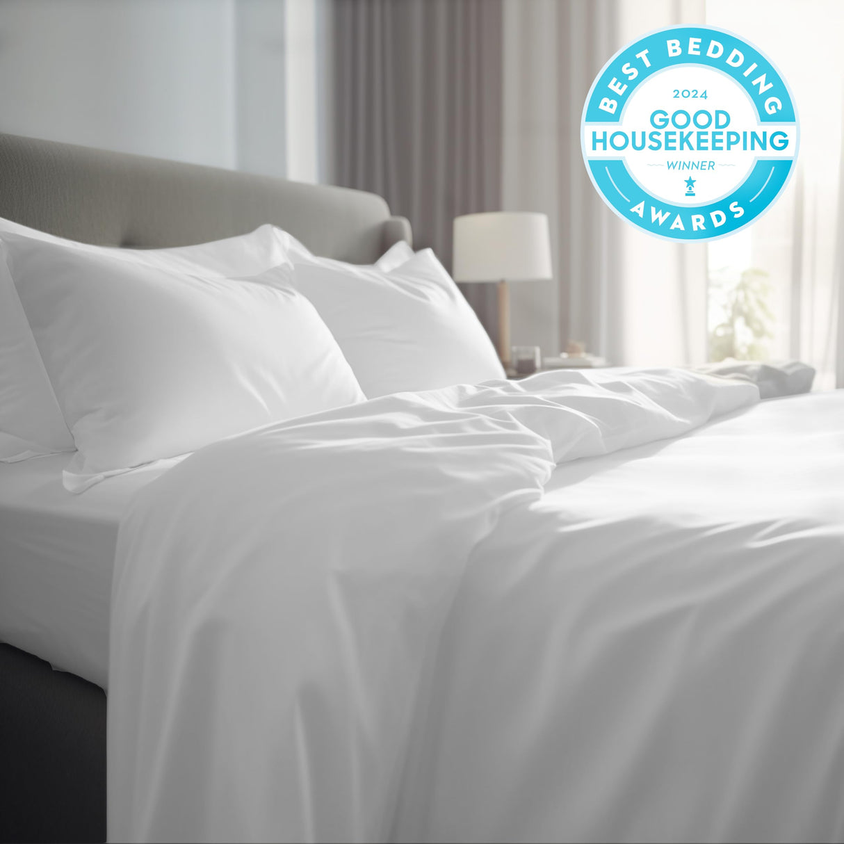 Certified Luxury 100% Egyptian Cotton Sheets, King Size Bed Sheets,