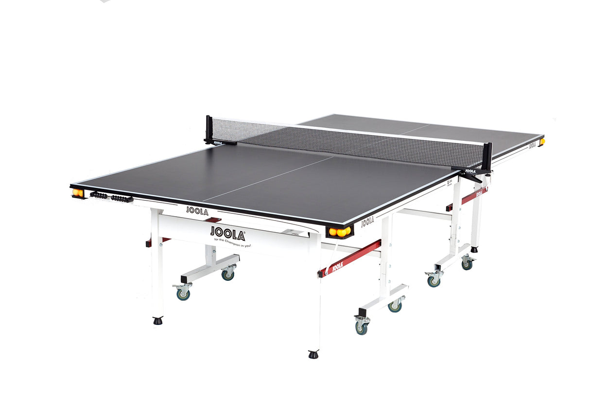 Rally TL Professional MDF Indoor Ping Pong Table w/ Quick Clamp Table Tennis Net & Post