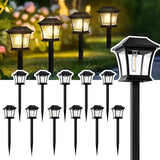 Solar Lights Outdoor Pathway 8 Pack, Yard Lights Outdoor Solar Powered Solar Landscape (Copy)