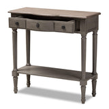 Console Tables, One Size, Gray