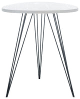 Home Collection Wolcott Mid-Century Modern Grey and Black Side Table