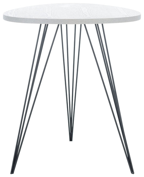 Home Collection Wolcott Mid-Century Modern Grey and Black Side Table