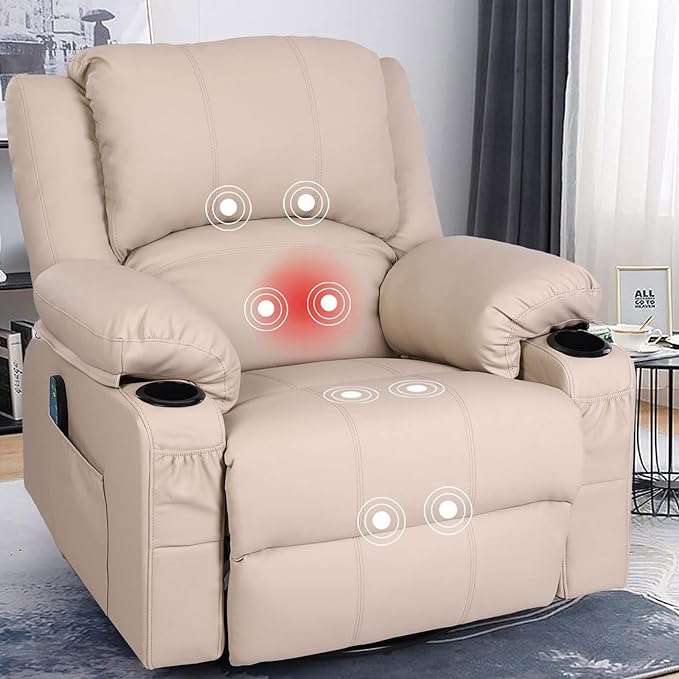 Massage Recliner Chairs for Living Room,Rocker Recliner