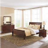 Alisdair Traditional 6 Drawer Dresser, Dark Brown