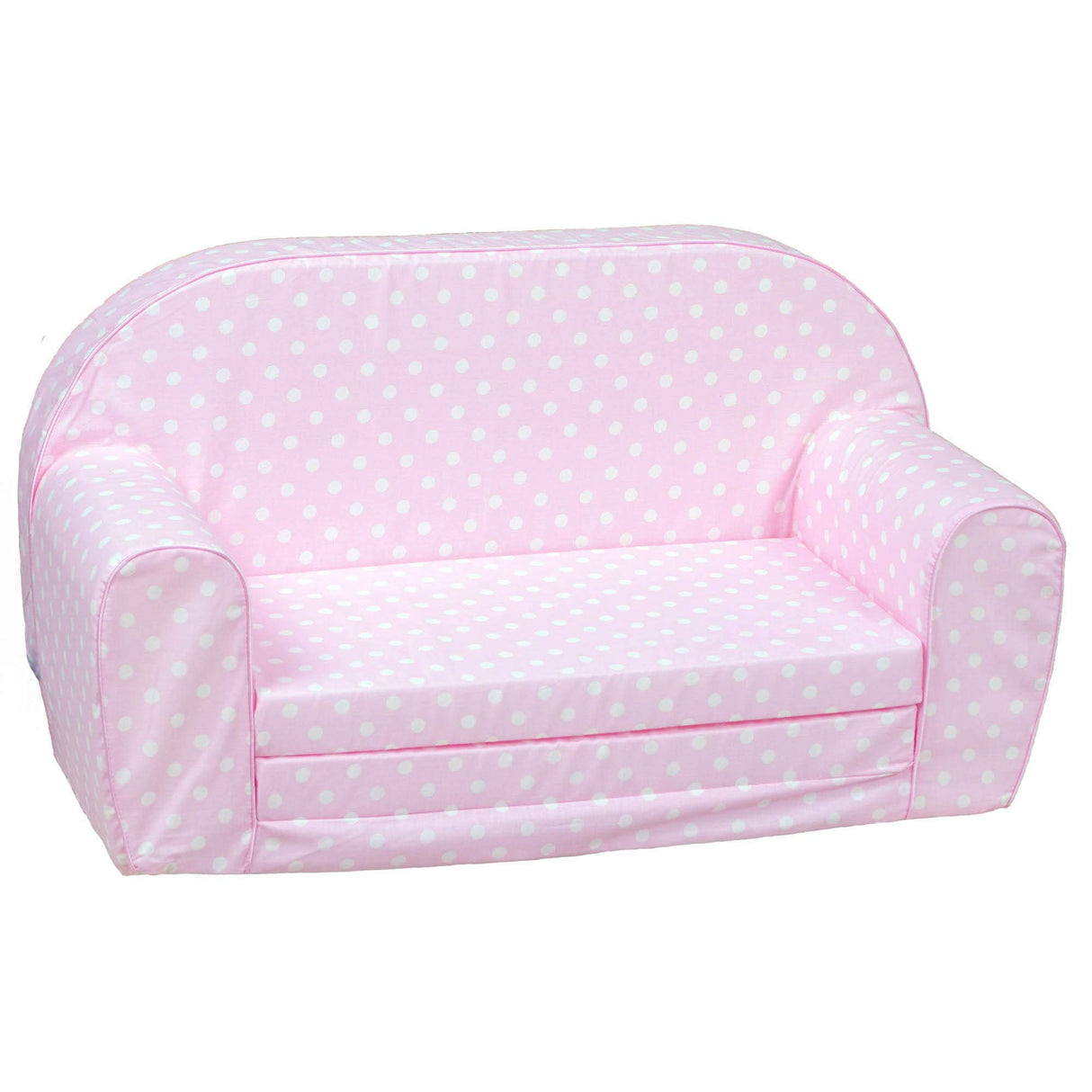 Couch & Kids Sofa - European Made Children's 2 in 1 Flip Open Foam Double Sofa - Kids