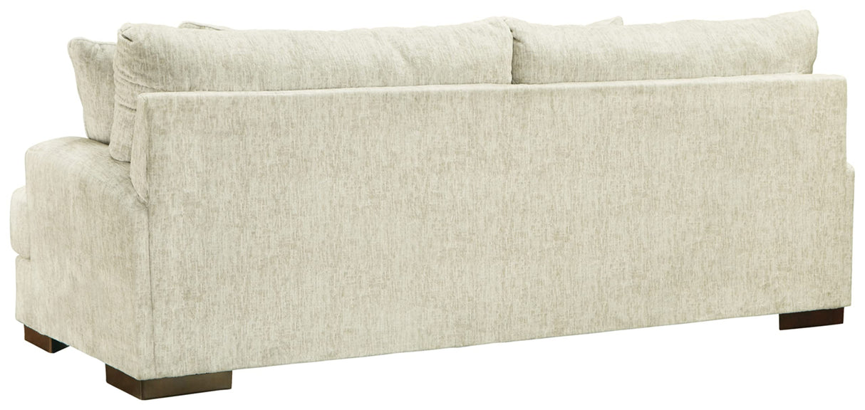 Signature Design by Ashley Caretti Contemporary Sofa with Accent Pillows, Beige