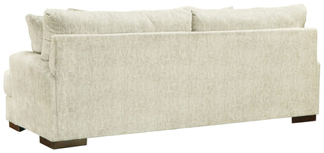 Signature Design by Ashley Caretti Contemporary Sofa with Accent Pillows, Beige