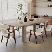 Extendable Dining Table 55-86 Inches Oak