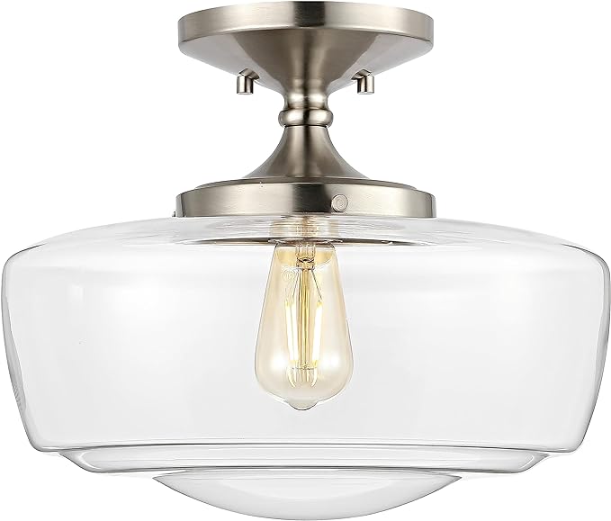 JYL7517E Marfa 14" Glass/Iron Farmhouse Modern Bohemian Cottage Farmhouse Rustic