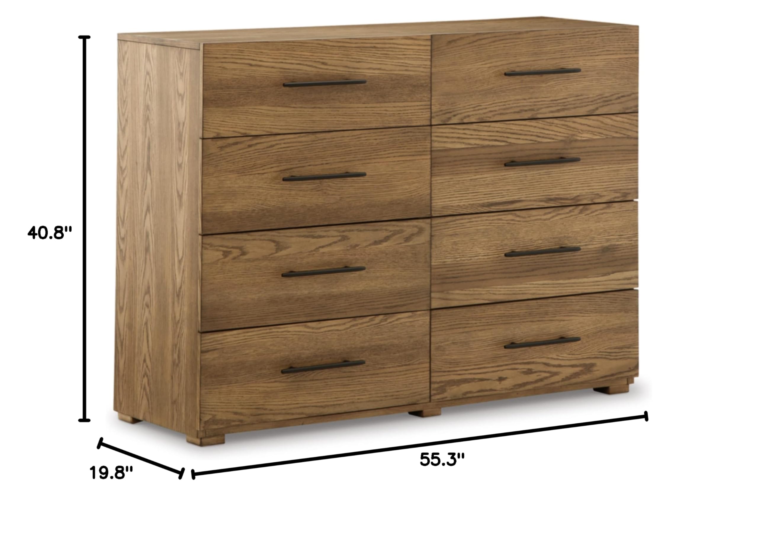 Dakmore Casual Dresser, Light Brown