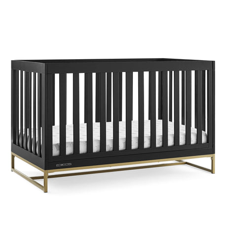 Jade 4-in-1 Convertible Crib - Greenguard Gold Certified, Ebony/Bronze