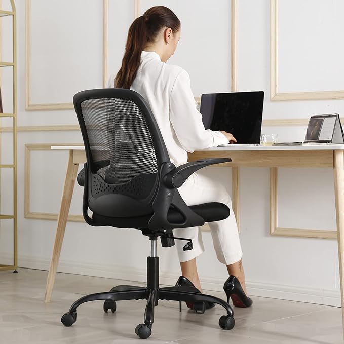 Office Chair, Ergonomic Desk Chair, Breathable Mesh Computer Chair, Comfy Swivel Task