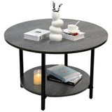 Coffee Table Set of 2, Combination of Single and Double Layers