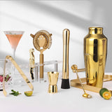 Cocktail Shaker Set with Arcylic Stand, Mixology Bartender Kit