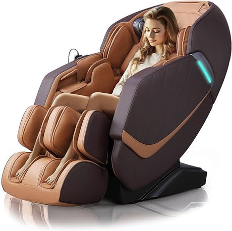 4D Massage Chair Full Body Zero Gravity Full Body SL Track Intelligent