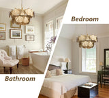 Modern Farmhouse Chandelier, 8 Lights Gold Chandeliers for Dining Room