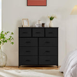 NCH2-9BC-SW-BK, 9 Drawers, Black