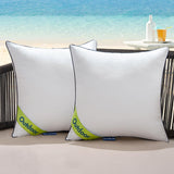 18x18 Outdoor Throw Pillow Inserts,Pack of 2 Water Resistant Pillow Inserts Decorative