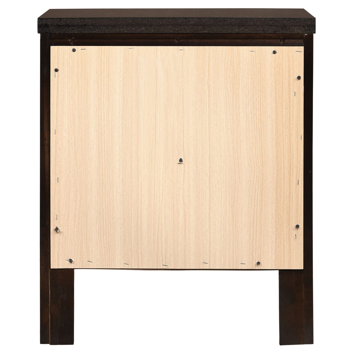 Transitional 2 Drawer Nightstand Bedroom Bedside Table Storage Drawers