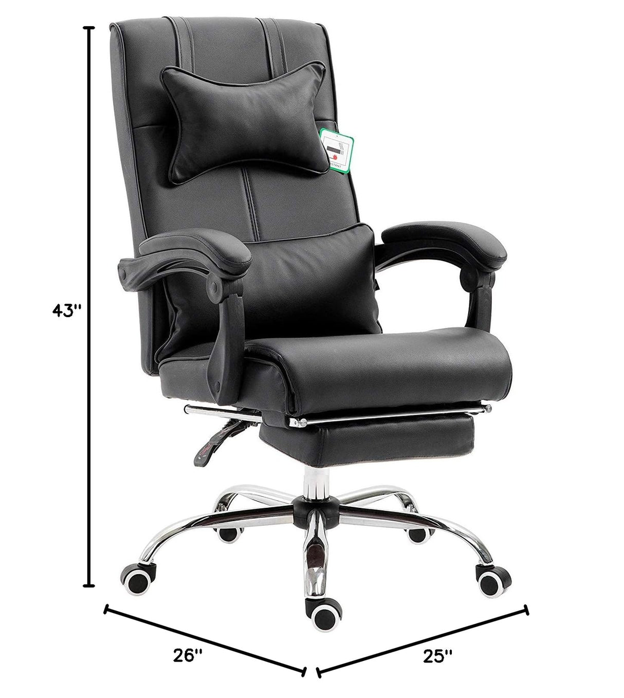 Lawrence Executive Reclining Chair with Foot and Headrest