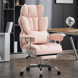 Desk Office Chair 400LBS, Big and Tall Office Chair, PU Leather Computer Chair,