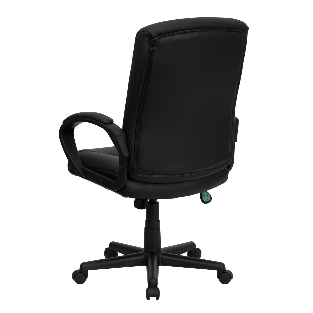 Chelsea Mid-Back Black LeatherSoft Executive Swivel Office Chair