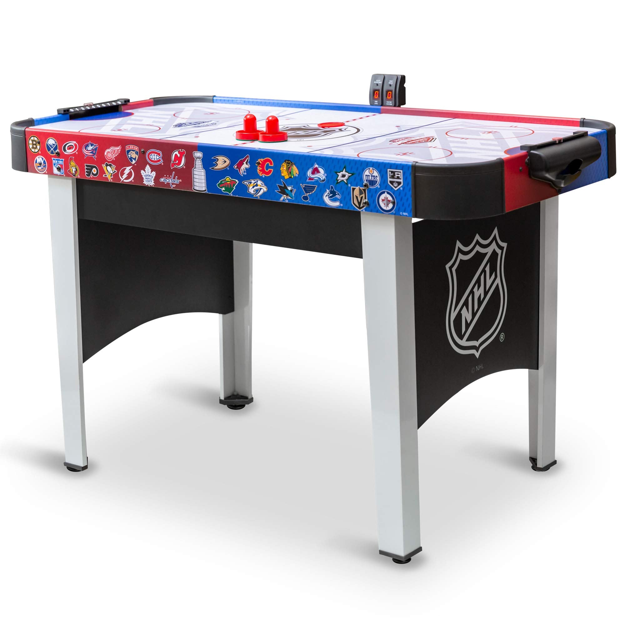 48" Mid-Size NHL Rush Indoor Hover Hockey Game Table; Easy Setu
