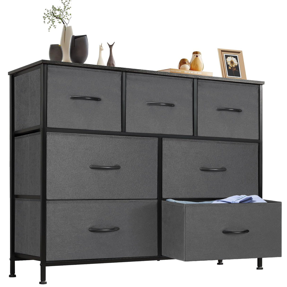 Dresser, Dresser for Bedroom, Storage Drawers, TV Stand Fabric Storage