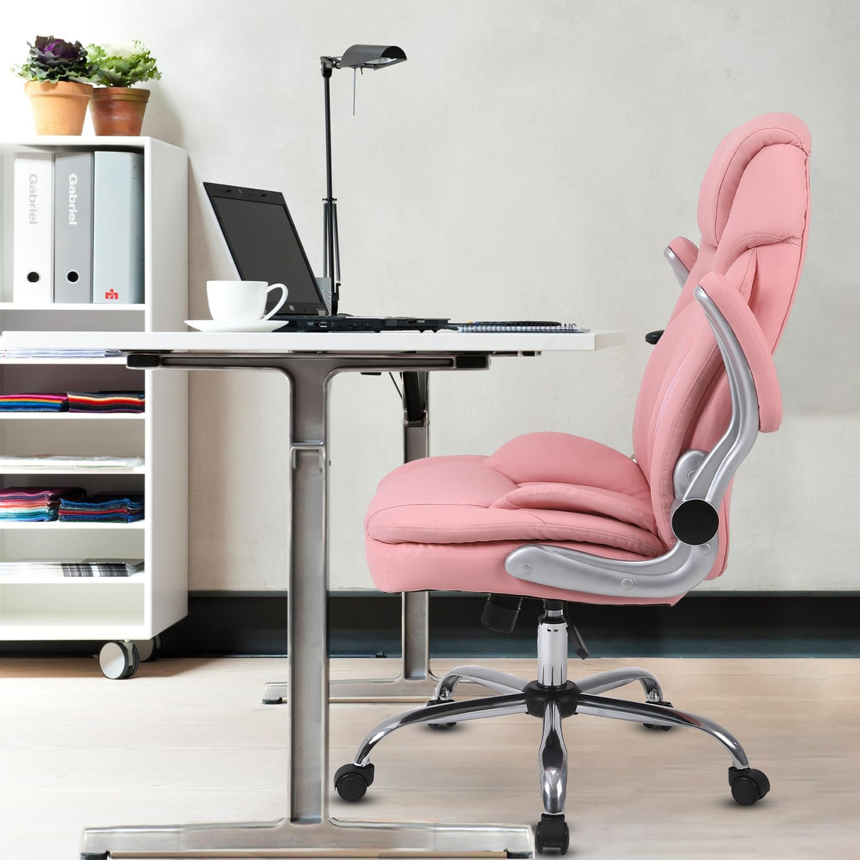 Ergonomic Executive Office Chairs with Adjustable Lumbar Support, 90-120° Rocking