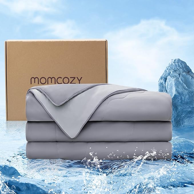 Life CoolMurm Cooling Comforter for Hot Sleepers, Full/Queen 90"x90" Hot Flashes
