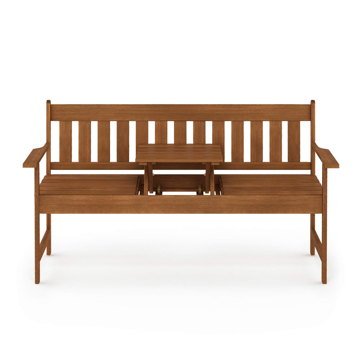 FG19341 Tioman Outdoor Hardwood Occasional Bench, Natural
