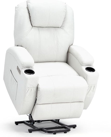 Lift Recliner Chair for Elderly, Electric Lift Chair Sofa with Side Pockets, USB & Type-C