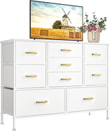 Tall Dresser for Bedroom with 6 Drawers, Storage Tower White Dresser for Closet, Living