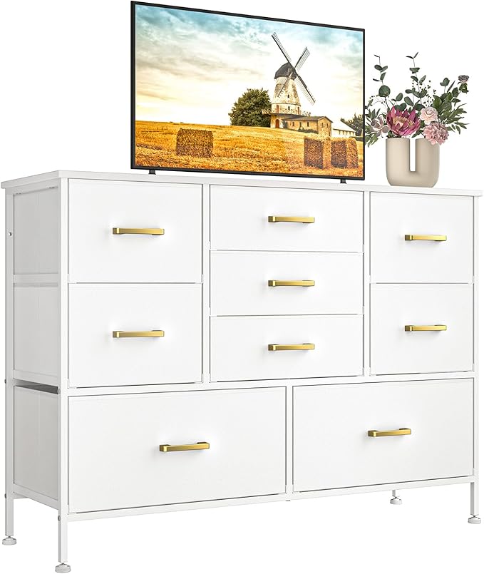 Tall Dresser for Bedroom with 6 Drawers, Storage Tower