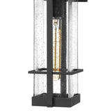 Wynn 1-Light Earth Black Outdoor Wall Lantern