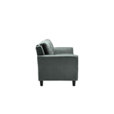 Solutions Harrington Loveseat, Dark Grey