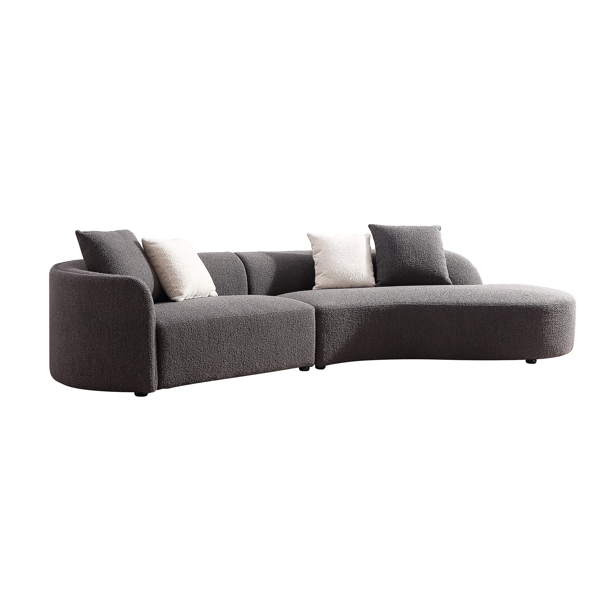 Upholstery Curved Sofa  Luxury Modern Style Living Room